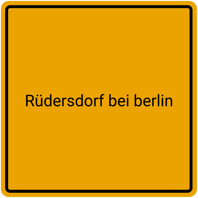Meldebestätigung Rüdersdorf bei Berlin